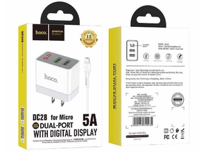 hoco Charger + Adepter 5A (DC28)